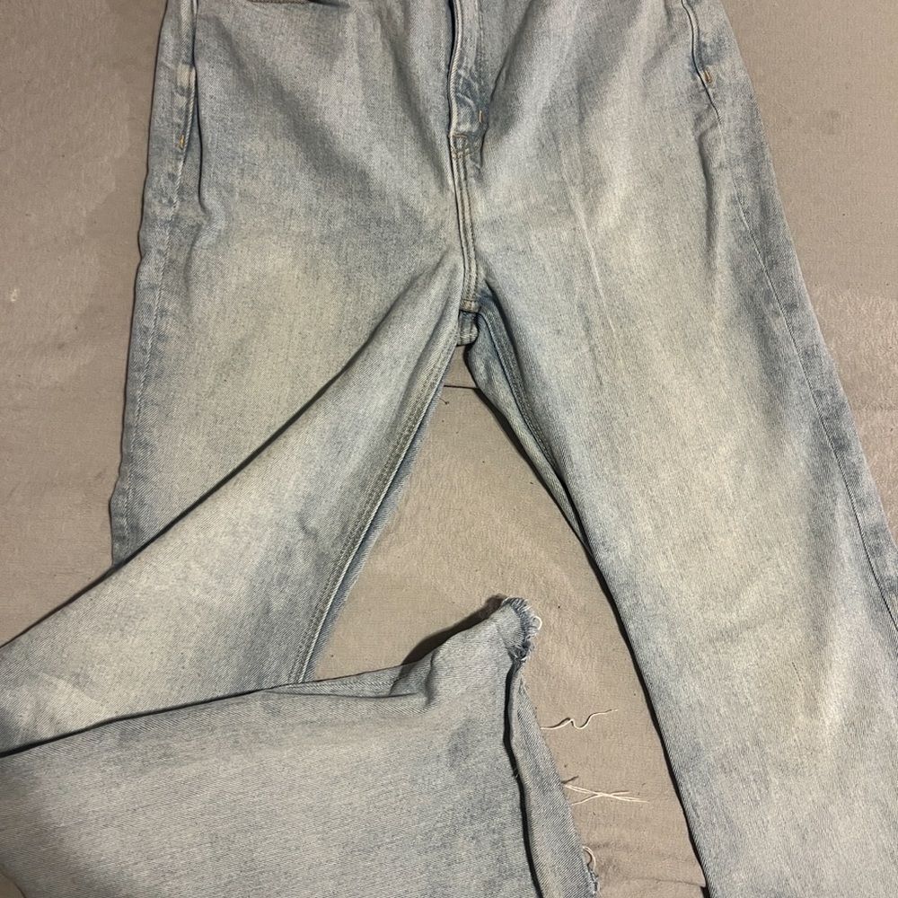Old Navy Light Blue High- Rise Flare Jeans